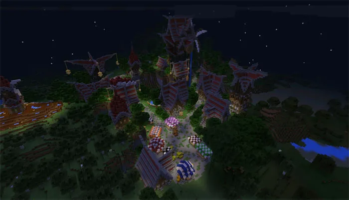 Elondrian Village — Minecraft xarita, rasm 3