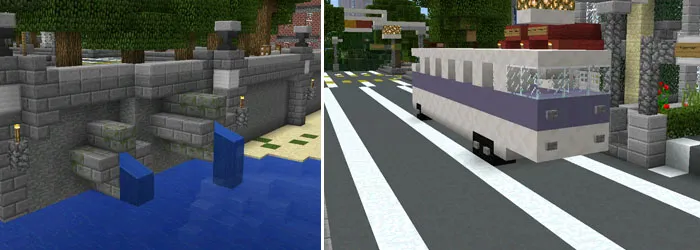 DeepOceanCity — Minecraft xarita, rasm 1