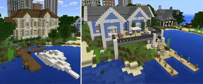 DeepOceanCity — Minecraft xarita, rasm 2