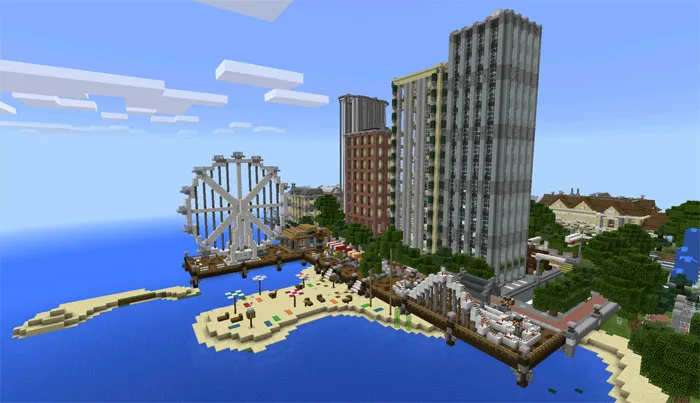 DeepOceanCity — Minecraft xarita, rasm 4
