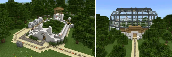 Jurassic Park — Minecraft xarita, rasm 2