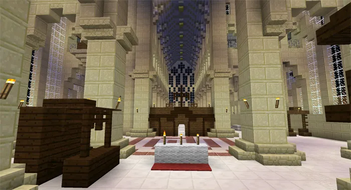 Realistic Medieval Town — Minecraft xarita, rasm 1