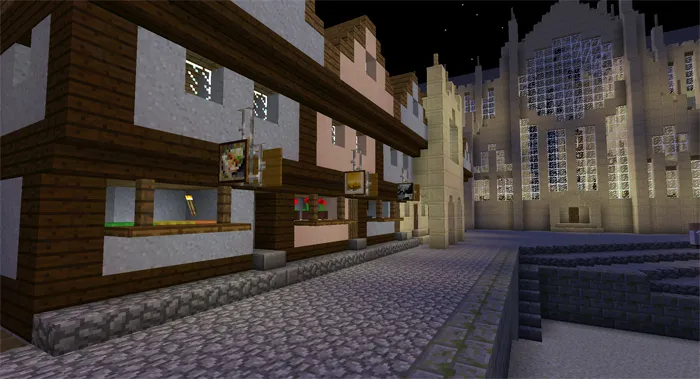 Realistic Medieval Town — Minecraft xarita, rasm 4
