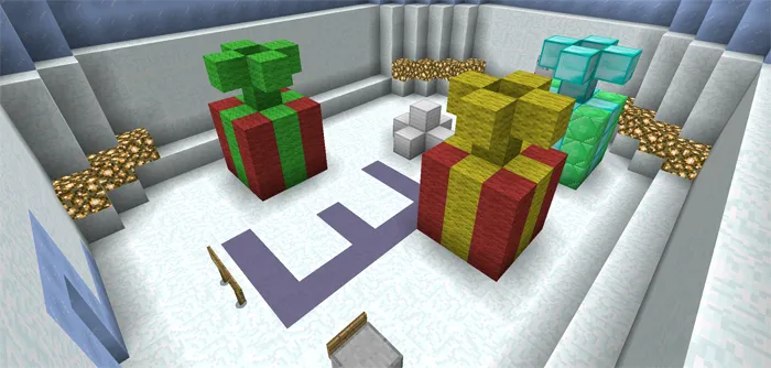 MindDud PE Christmas Spirits — Minecraft xarita, rasm 3
