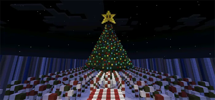 XMAS Parkour — Minecraft xarita, rasm 1