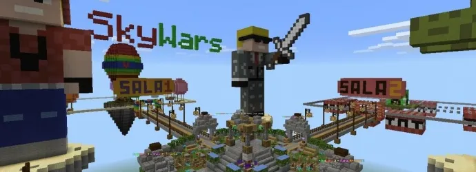 SkyWars — Minecraft xarita, rasm 1