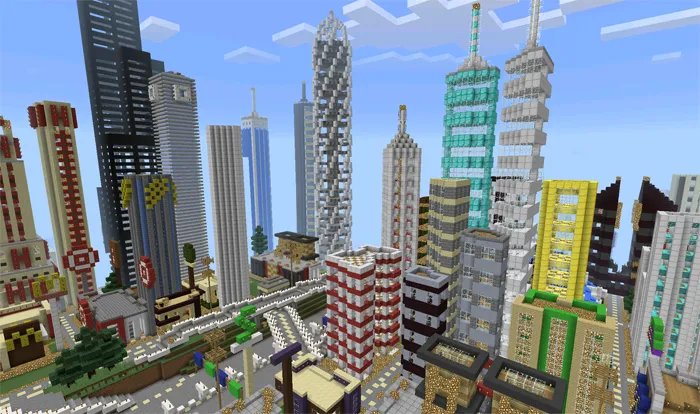 Gigantic City — Minecraft xarita, rasm 2