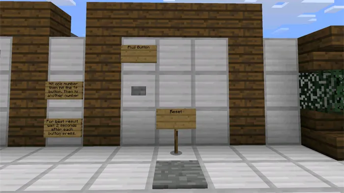 Redstone Calculator — Minecraft xarita, rasm 3
