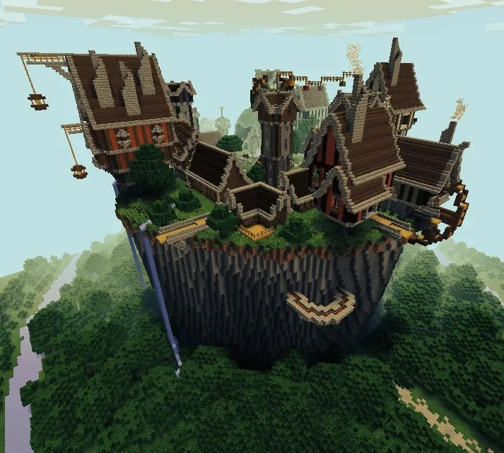 The Cliffs of Fall! — Minecraft xarita, rasm 2