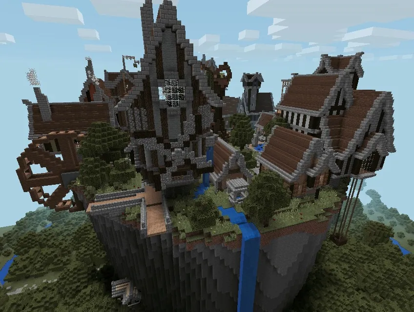 The Cliffs of Fall! — Minecraft xarita, rasm 3