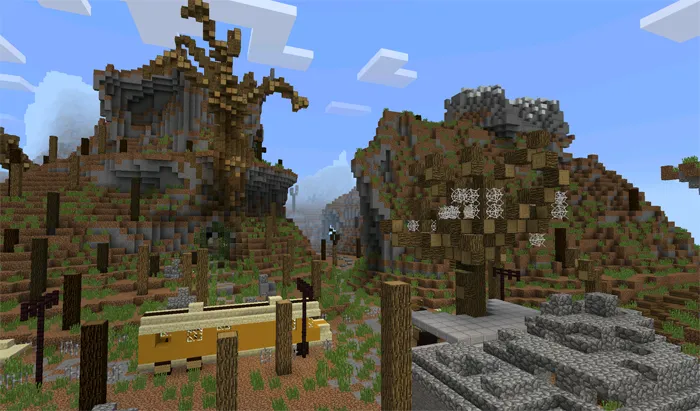 Fallout PE — Minecraft xarita, rasm 1