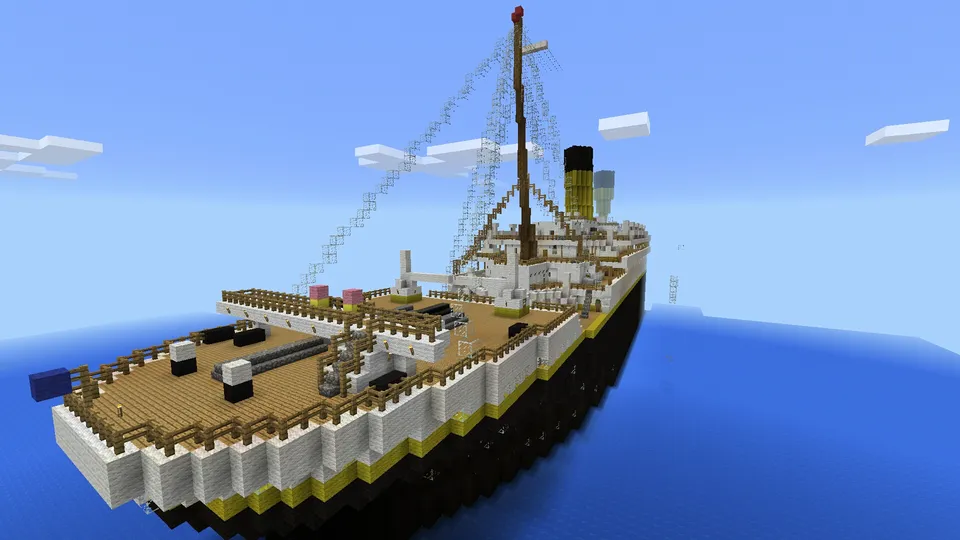 Titanic — Minecraft xarita, rasm 1