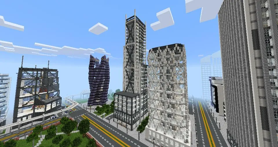 New-Craft city — Minecraft xarita, rasm 1