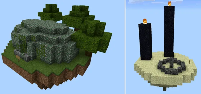 Christmas Skyblock — Minecraft xarita, rasm 2