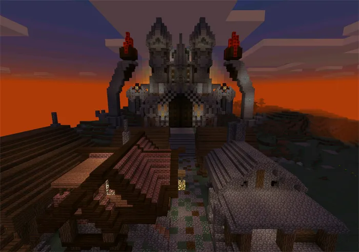 The Cloudy Kingdom — Minecraft xarita, rasm 1