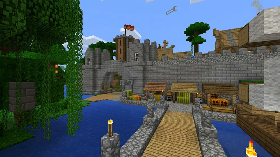 Jungle Castle — Minecraft xarita, rasm 1
