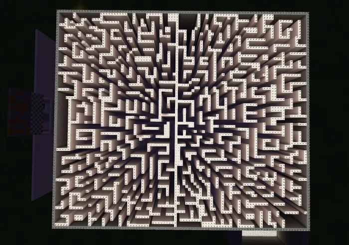 The UltraMazeRun — Minecraft xarita, rasm 1