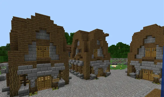 Ruhig Village — Minecraft xarita, rasm 2