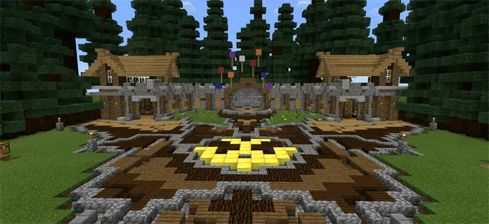Obsidian Warrior Arena — Minecraft xarita, rasm 2