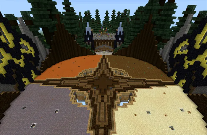 Obsidian Warrior Arena — Minecraft xarita, rasm 3