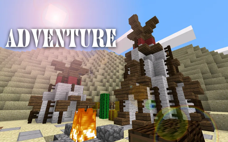 Drought - Western Adventure — Minecraft xarita, rasm 2