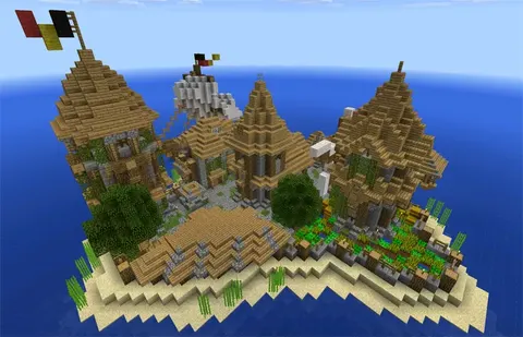 Medieval Island Village