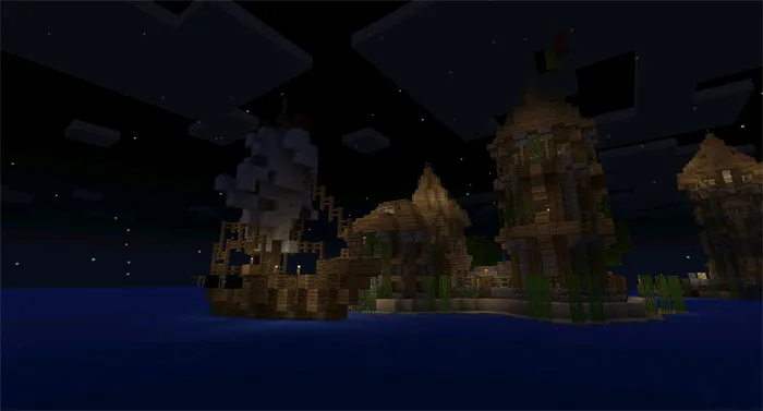 Medieval Island Village — Minecraft xarita, rasm 4