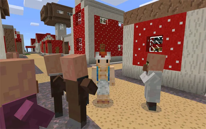 Mushroom Village — Minecraft xarita, rasm 3