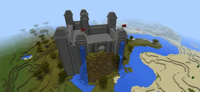 Big Castle — Minecraft xarita, rasm 2