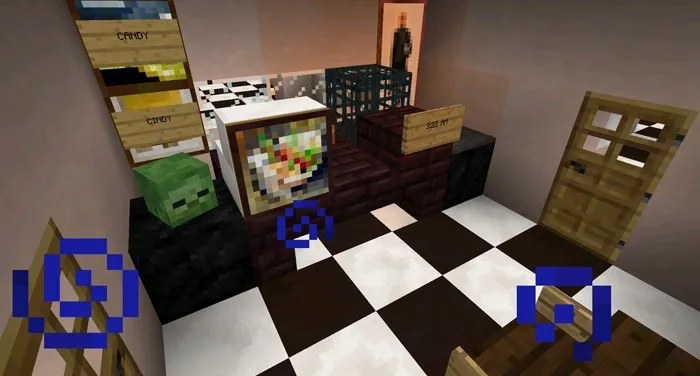 Five Nights at Candy’s — Minecraft xarita, rasm 1