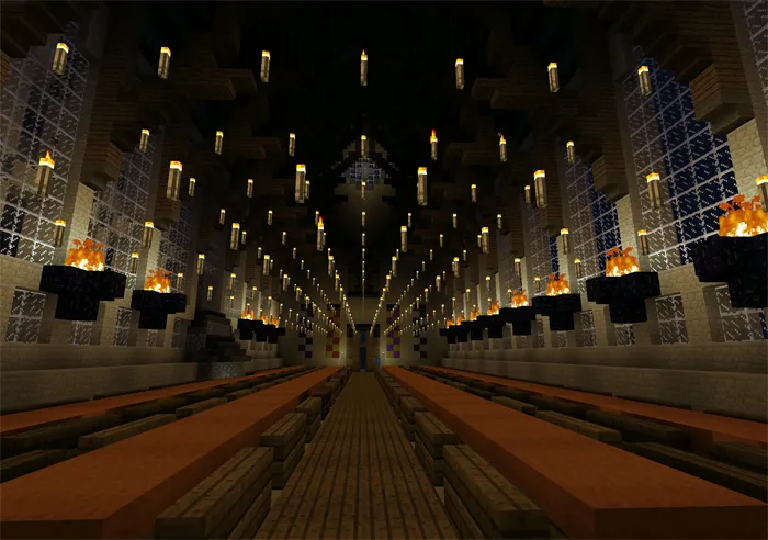 Hogwarts — Minecraft xarita, rasm 1