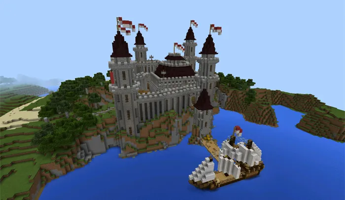 Darkthorn Castle — Minecraft xarita, rasm 2