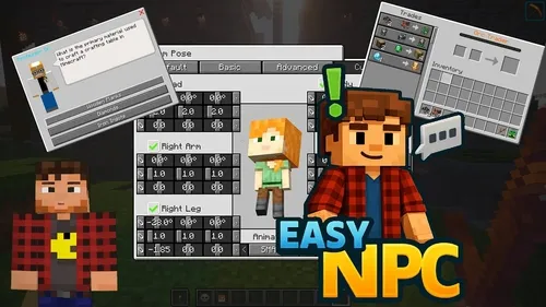 Easy NPC — Minecraft mod, rasm 1