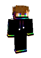 rainbow boy — Minecraft skin, rasm 1