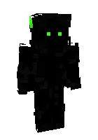 Qora — Minecraft skin, rasm 1