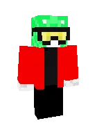 Och yashil — Minecraft skin, rasm 1