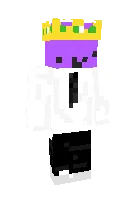 Binafsha rangli skincha — Minecraft skin, rasm 1