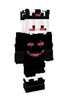 Zolim qorong'ulik malikasi — Minecraft skin, rasm 1