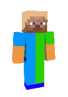 Ko'k-yashil o'g'il bola — Minecraft skin, rasm 1