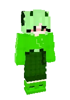 Yashil qiz — Minecraft skin, rasm 1