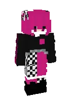 Pushti qiz — Minecraft skin, rasm 1