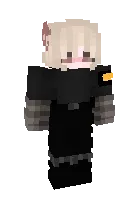 To'q kiyimdagi qiz — Minecraft skin, rasm 1