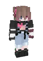 Sort flower cute girl — Minecraft skin, rasm 1