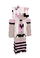 Barbie cutie pink heart — Minecraft skin, rasm 1