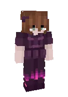 Qiyiq ko'zli qiz — Minecraft skin, rasm 1