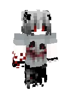 Dahshatli qiz — Minecraft skin, rasm 1