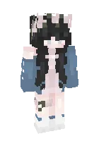 Gul qiz — Minecraft skin, rasm 1