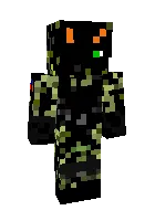 Zararlangan harbiy — Minecraft skin, rasm 1