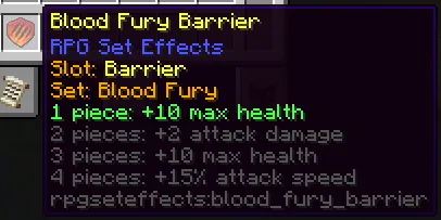 RPG Set Effects — Minecraft mod, rasm 5