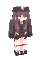 Hu tao — Minecraft skin, rasm 1
